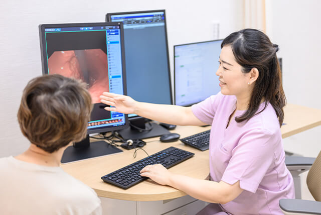 八丁堀いしかわ内科クリニックの検査後の様子