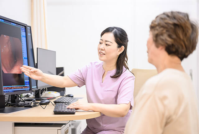八丁堀いしかわ内科クリニックの検査後の様子