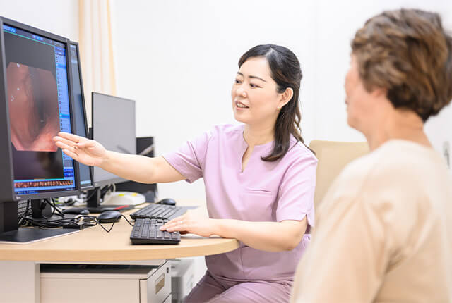 八丁堀いしかわ内科クリニックの検査後の様子